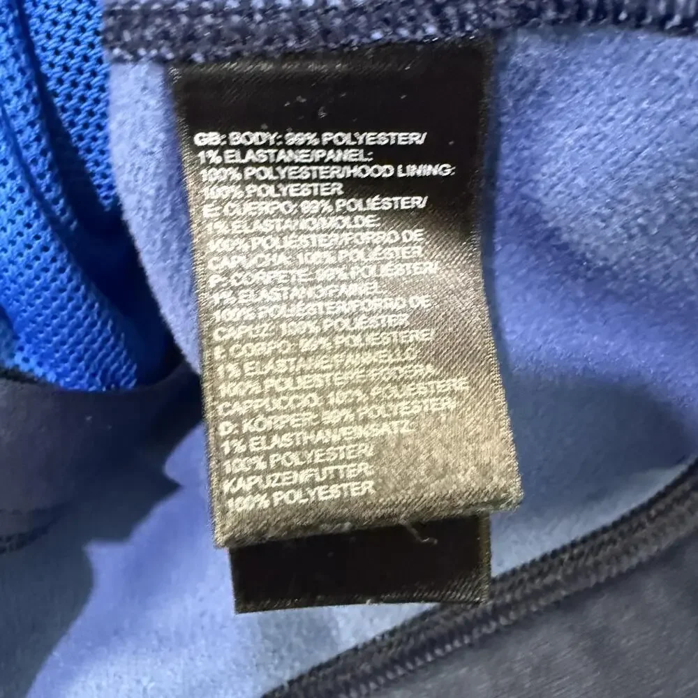 The North Face Jacket Mens Small Blue Mountain Athletics Hooded Full Zip